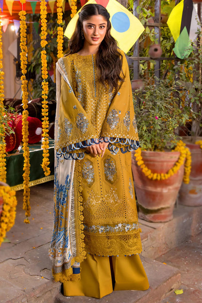 Luxury Dhanak 3 Piece Unstitched