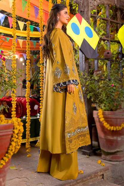 Luxury Dhanak 3 Piece Unstitched