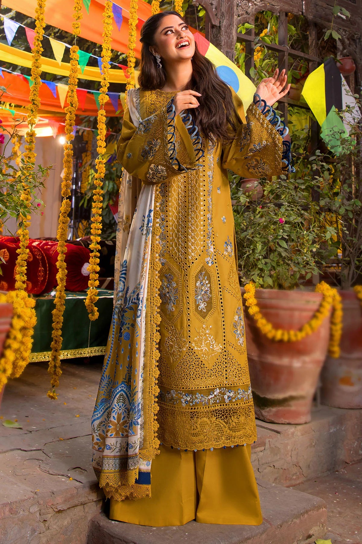 Luxury Dhanak 3 Piece Unstitched