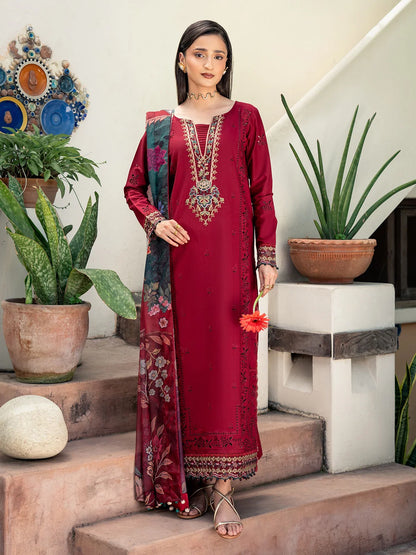 Luxury Dhanak 3 Piece Unstitched