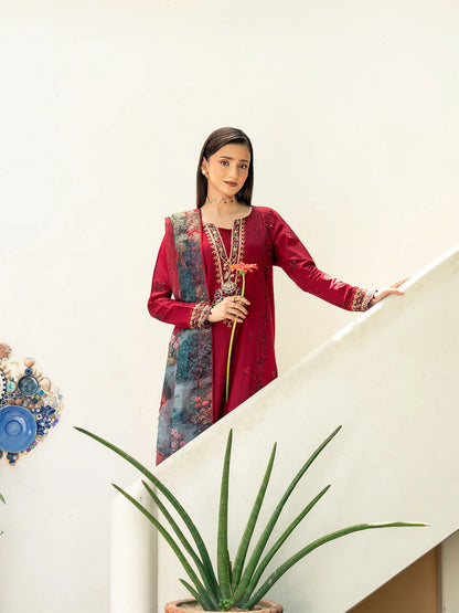 Luxury Dhanak 3 Piece Unstitched