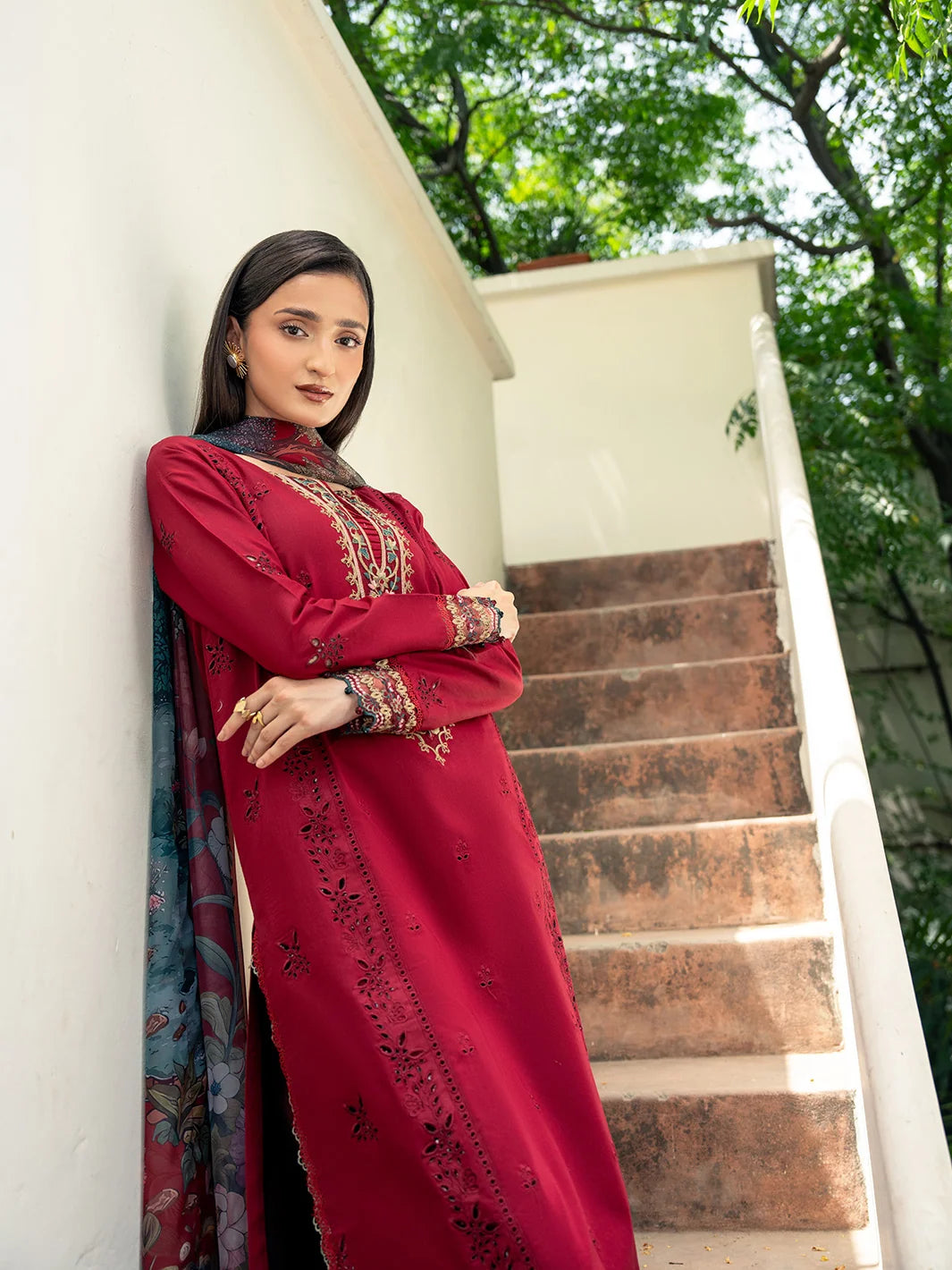 Luxury Dhanak 3 Piece Unstitched