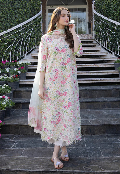 Crimson Luxury Lawn Embroidered Collection