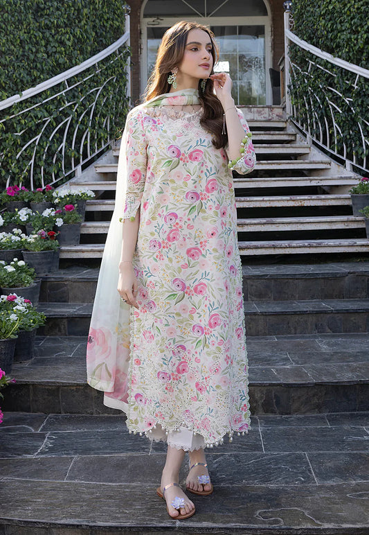Crimson Luxury Lawn Embroidered Collection