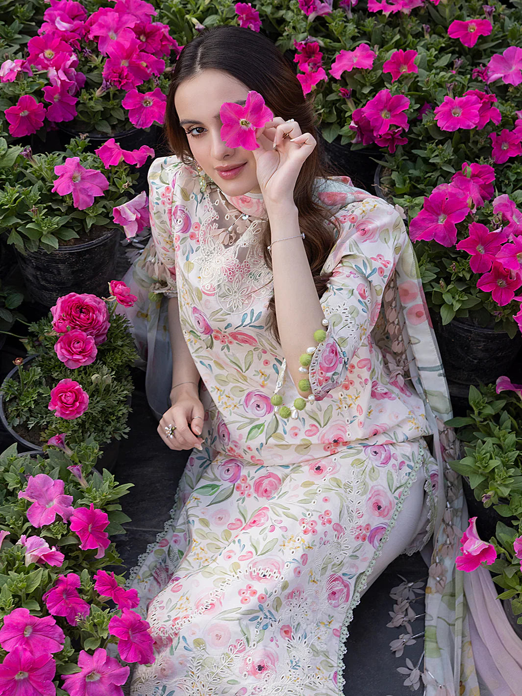Crimson Luxury Lawn Embroidered Collection
