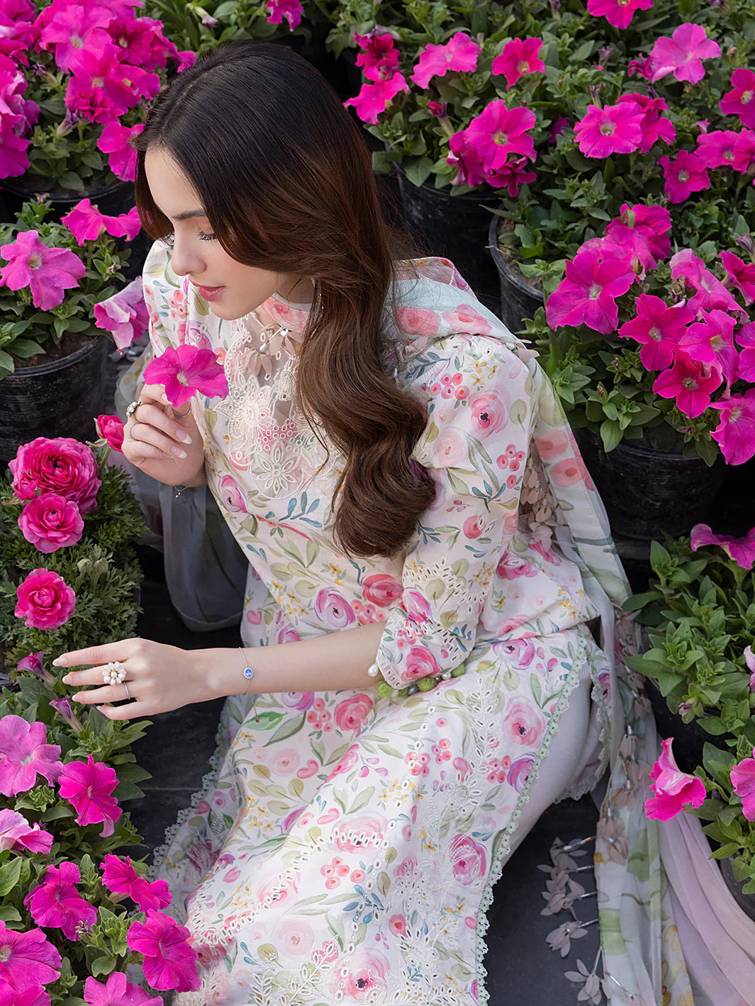 Crimson Luxury Lawn Embroidered Collection