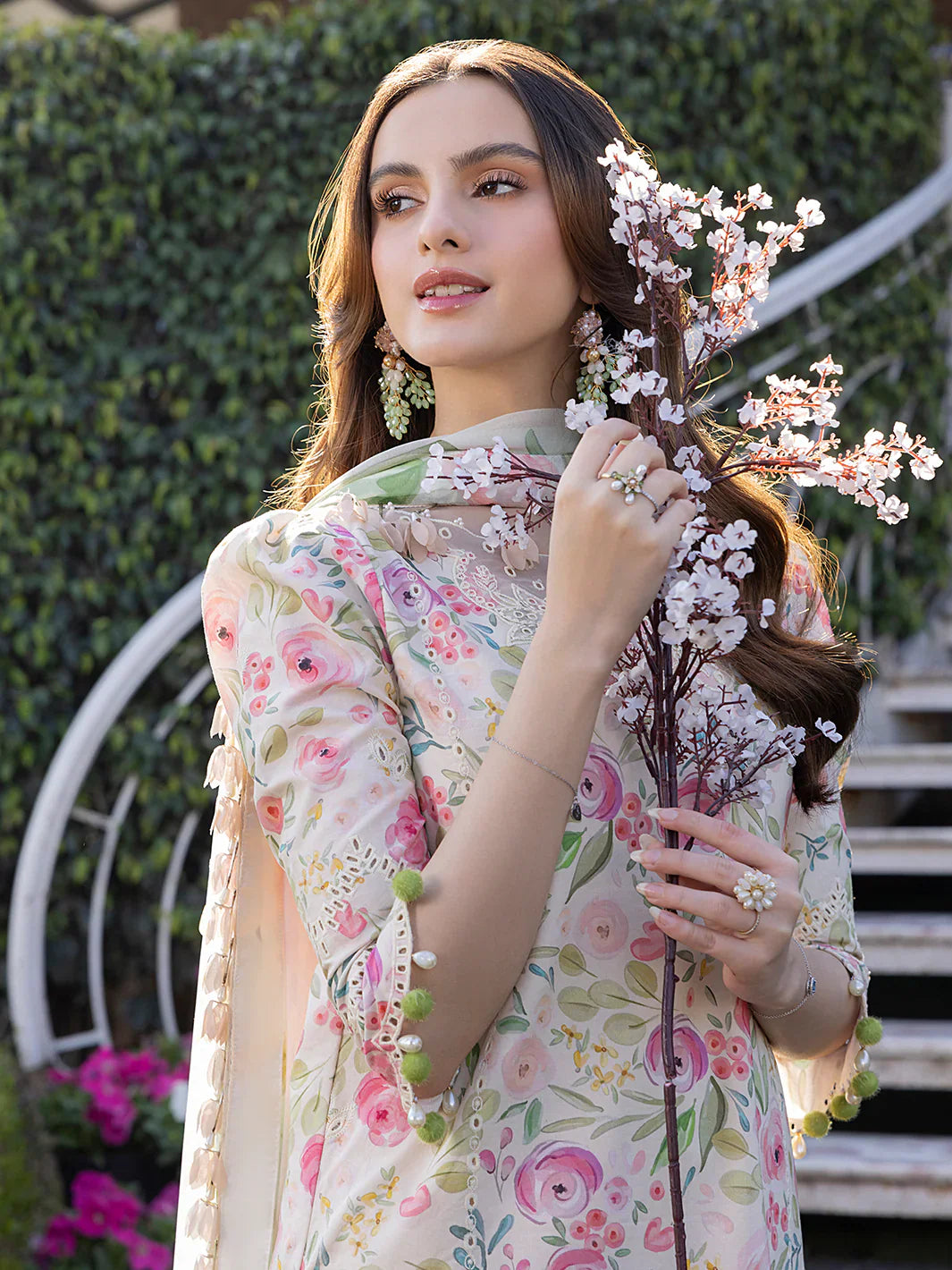 Crimson Luxury Lawn Embroidered Collection