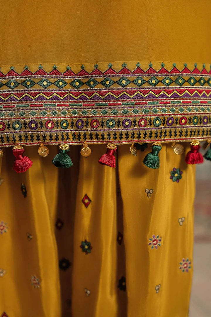 Mustard Yellow Dhanak F-468