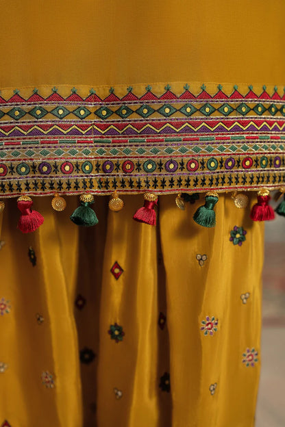 Mustard Yellow Dhanak F-468