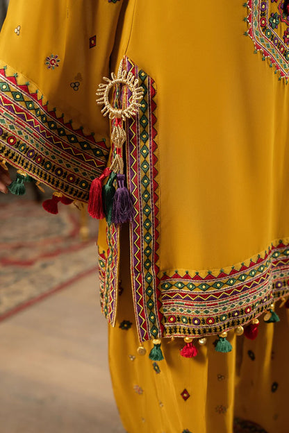Mustard Yellow Dhanak F-468