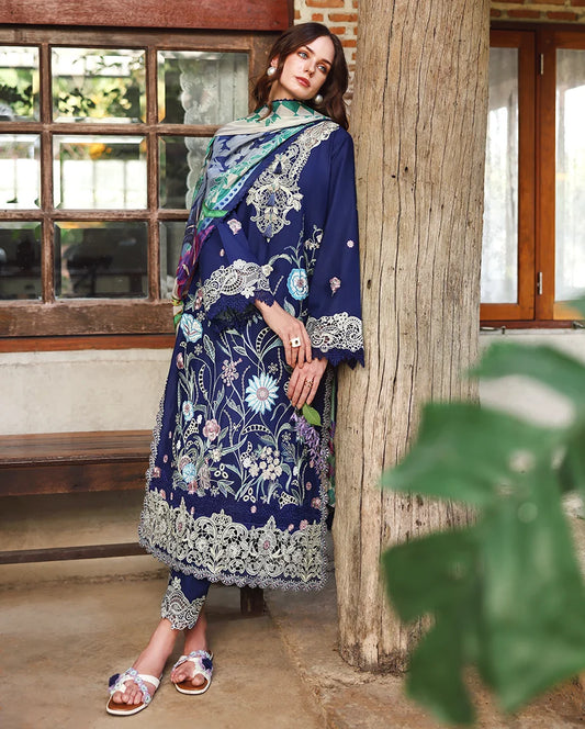 Luxury Dhanak 3 Piece Unstitched