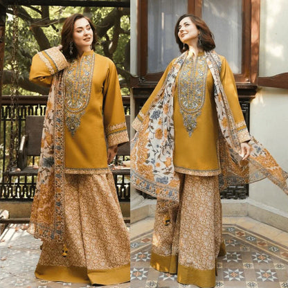 SAPPHIRE - 3-Pc Unstitched VL1048