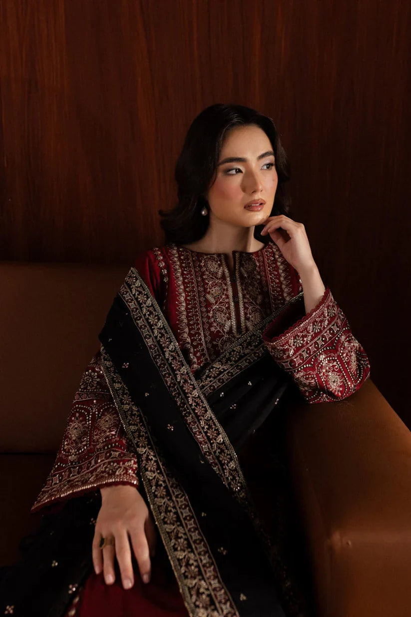 BATIK-3PC DHANAK EMBROIDERED