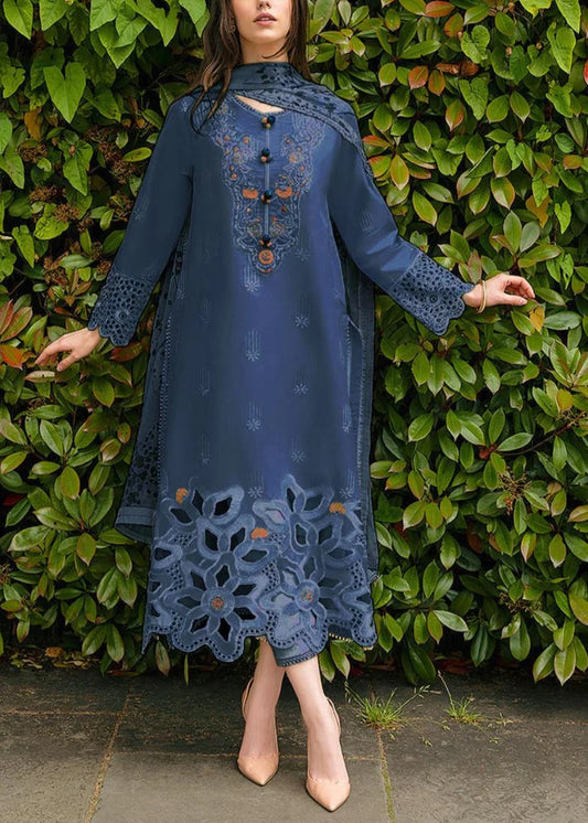 Grace S1204-Embroidered 3pc Dhanak