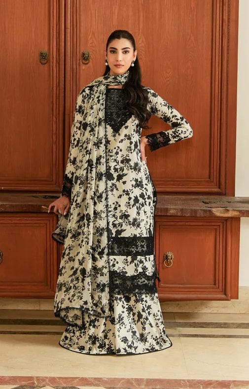 Swiss Luxury Lawn Embroidered 3 Piece Unstitched