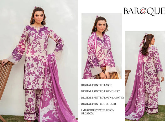 Iznik Printed Lawn-IZ-66