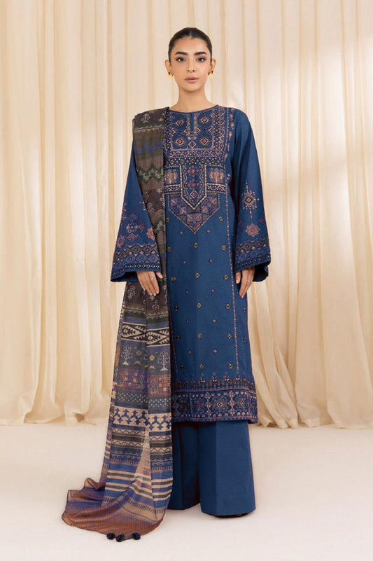 Sapphire - 3PC DHANAK EMBROIDERED VL-945