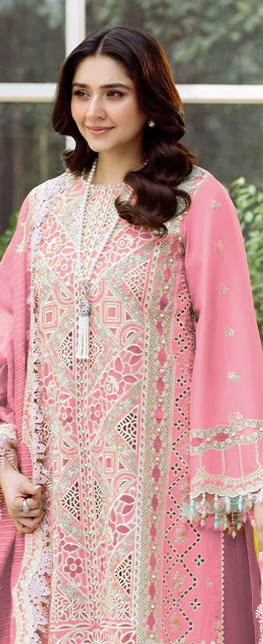 Bin Ilyas | Freesia Embroidered Lawn 25 | 105 - B