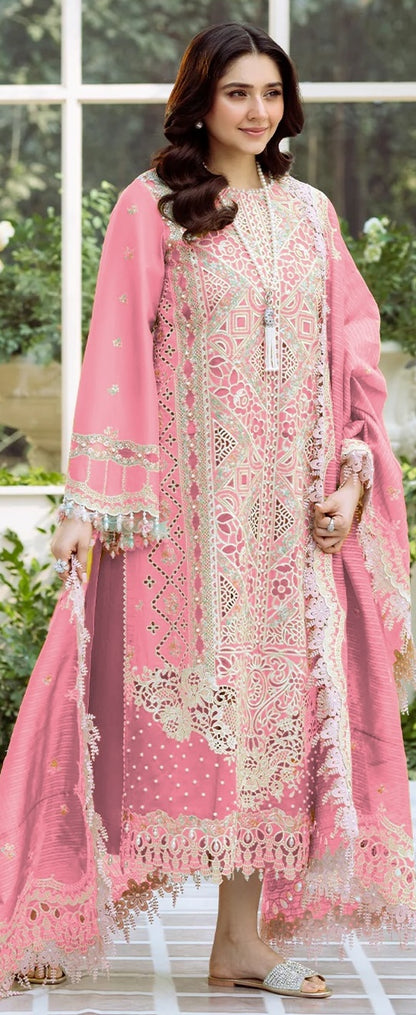 Bin Ilyas | Freesia Embroidered Lawn 25 | 105 - B