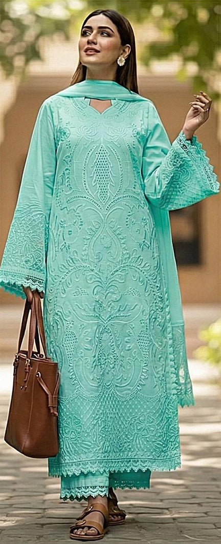 Shanzay 3Pc- Embroidered Dress