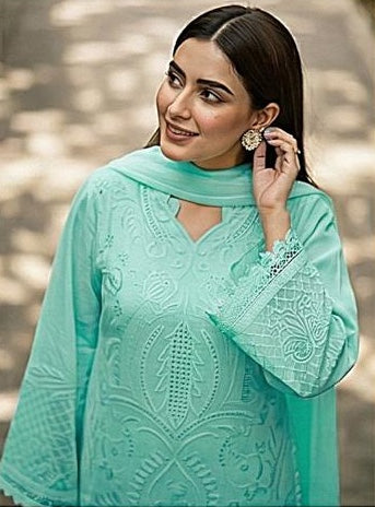 Shanzay 3Pc- Embroidered Dress