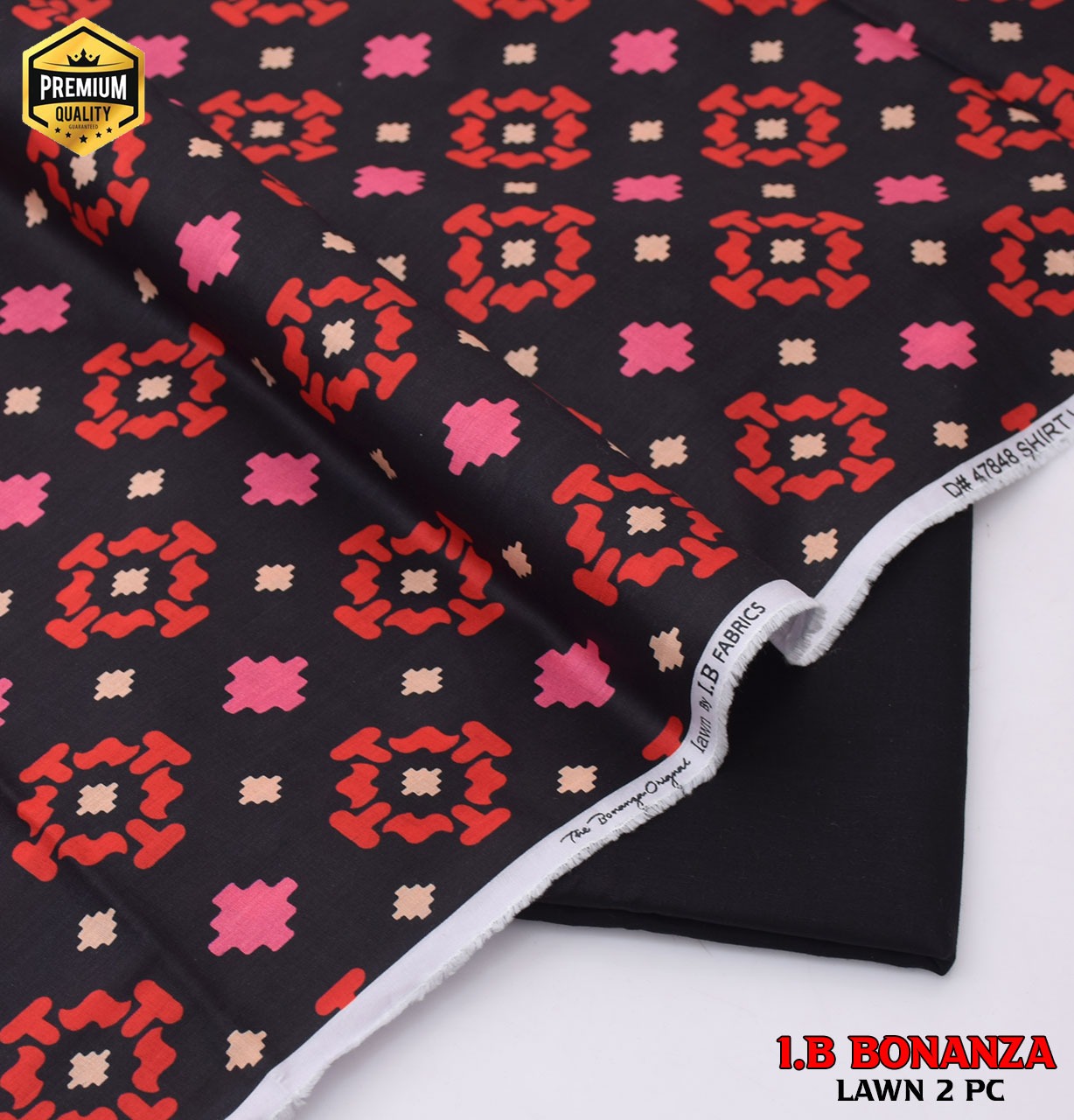 Digital Print Luxury Lawn | Essential 2-Piece Collection D-1004