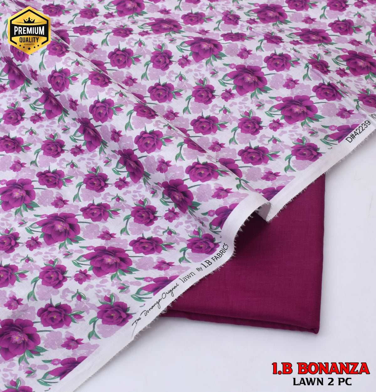 Digital Print Luxury Lawn | Essential 2-Piece Collection D-1011