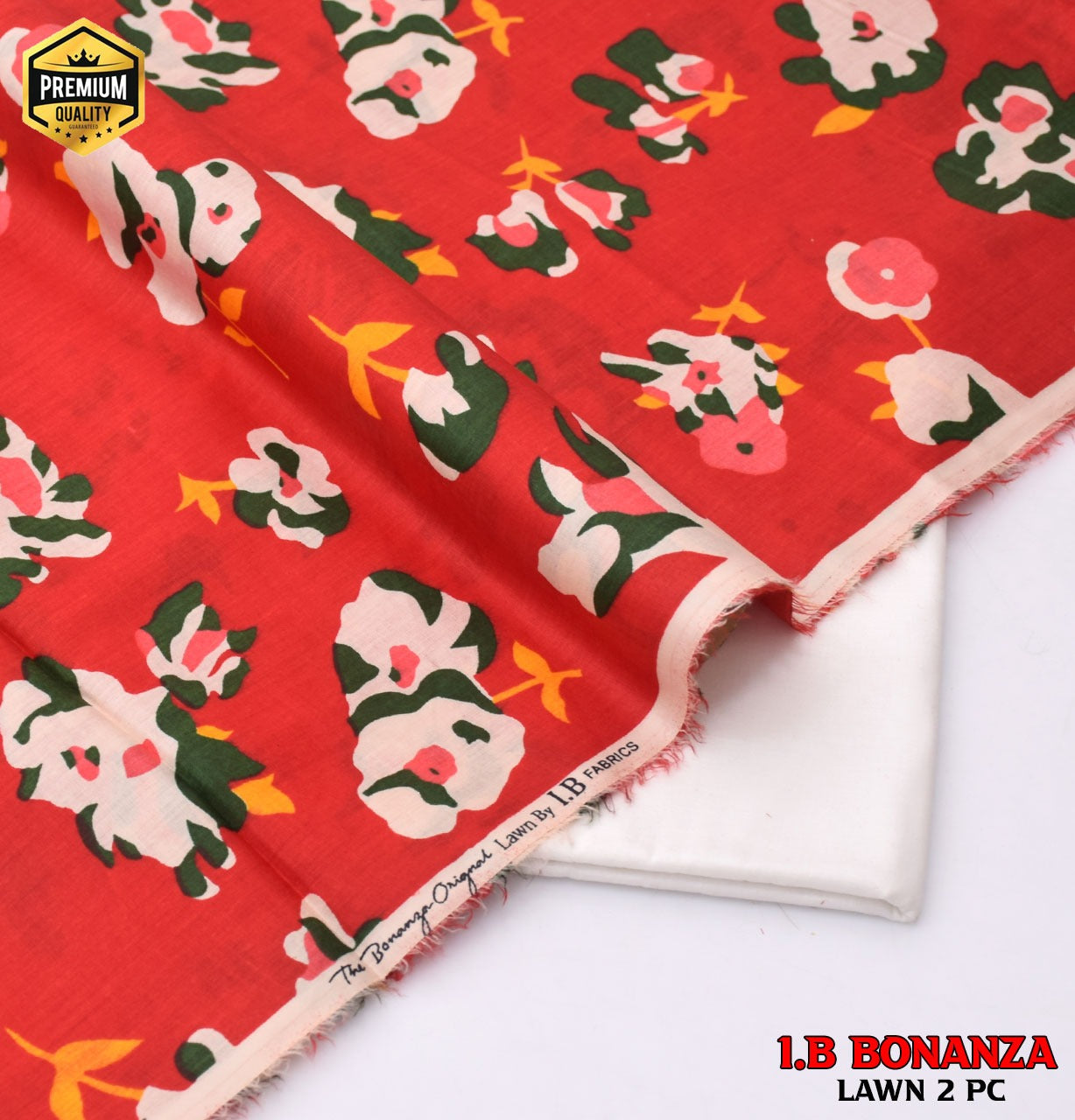 Digital Print Luxury Lawn | Essential 2-Piece Collection D-1012