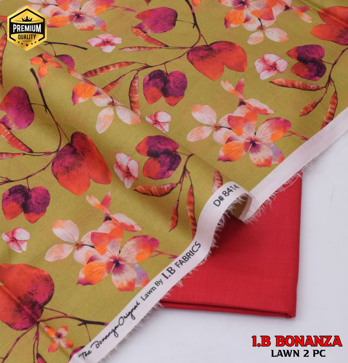 Digital Print Luxury Lawn | Essential 2-Piece Collection D-1013