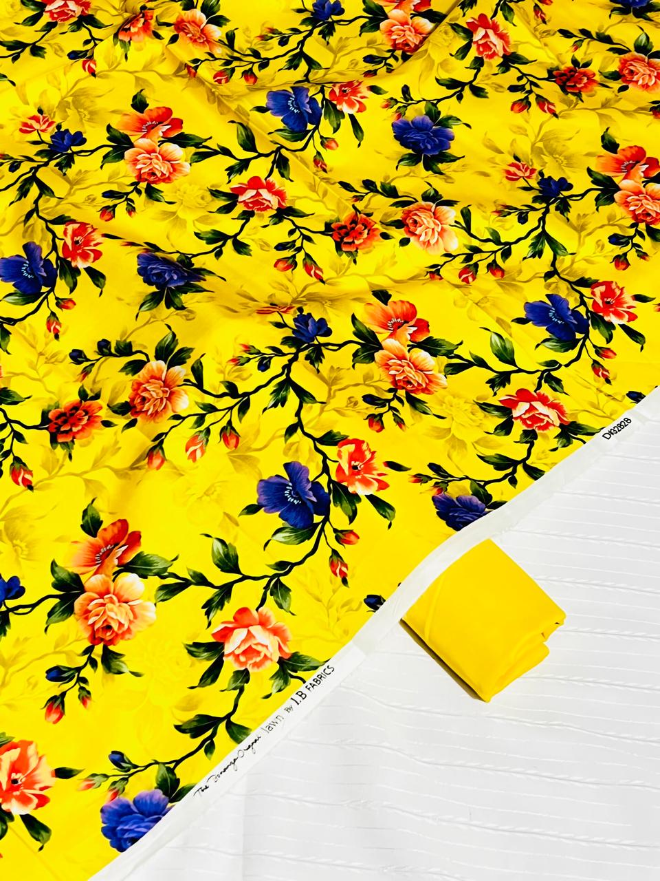 Digital Print Luxury Lawn | Essential 2-Piece Collection D-1016