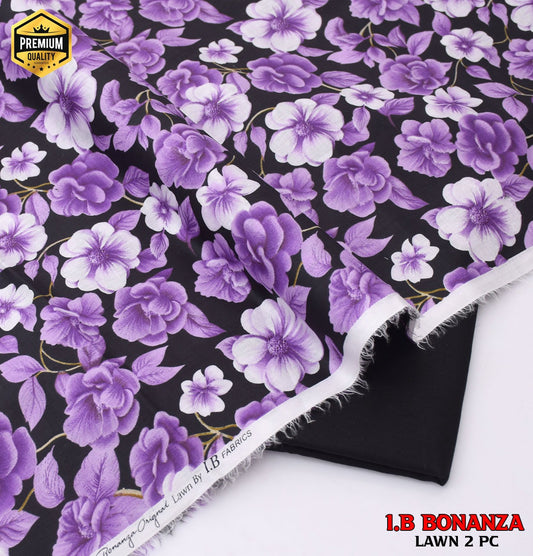 Digital Print Luxury Lawn | Essential 2-Piece Collection D-1029