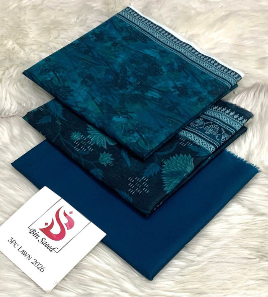 BIN SAEED LAWN COLLECTION 2026 D-1020