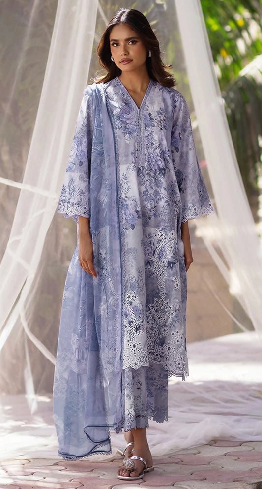 Baroque Digital Printed Co Ord Lawn 3 pc - 09104