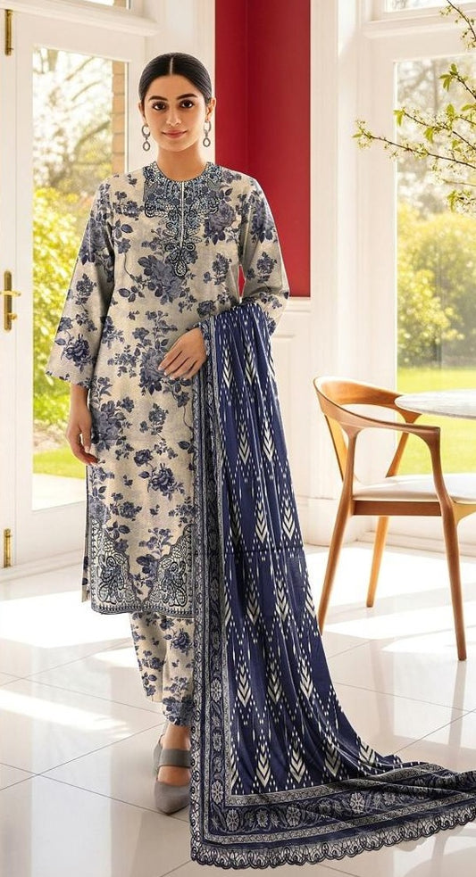 FARASHA DIGITAL PRINTED LAWN UF-542 Sale