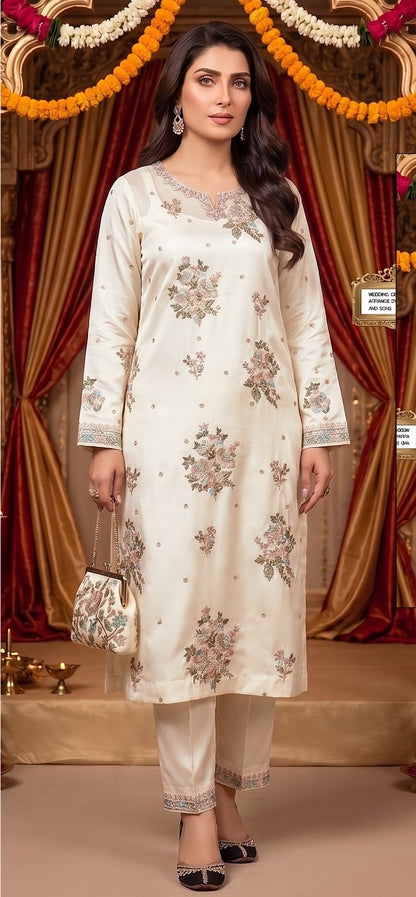 Ethnic 2pc Silk Unstitched