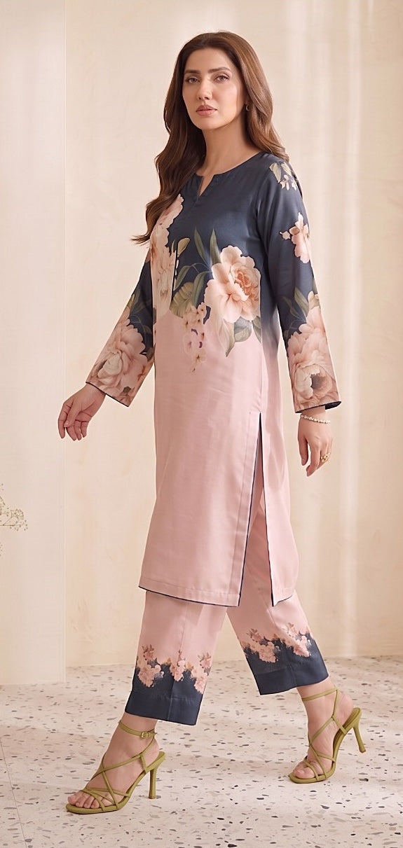 Ethnic 2pc Silk Printed Unstitched