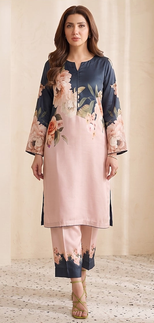 Ethnic 2pc Silk Printed Unstitched