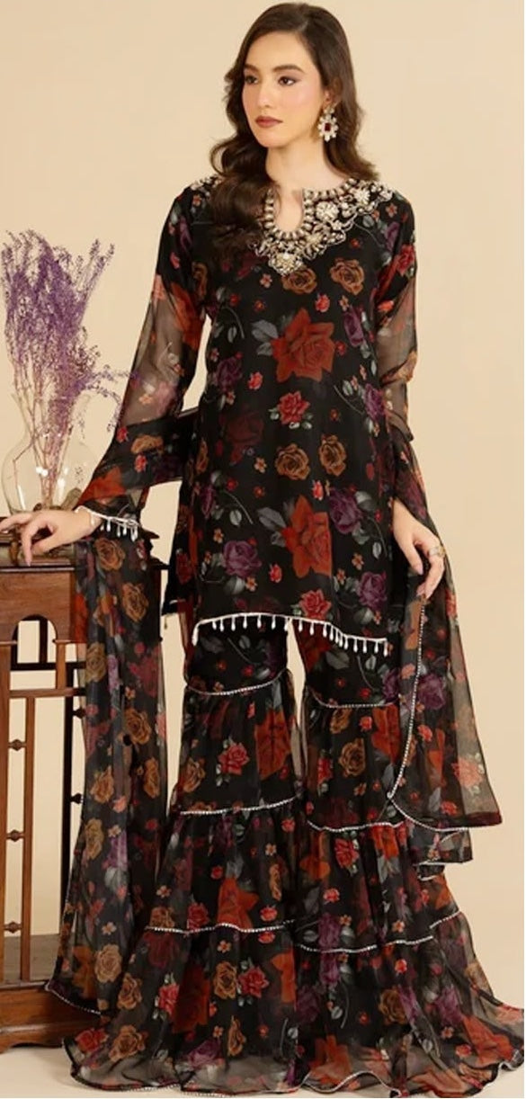 Ethnic 2pc Silk Printed Unstitched