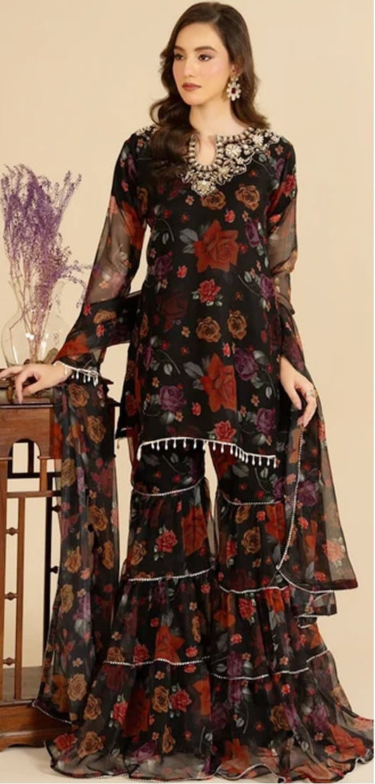 Ethnic 2pc Silk Printed Unstitched