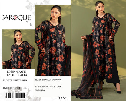 Baroque Linen 3 piece