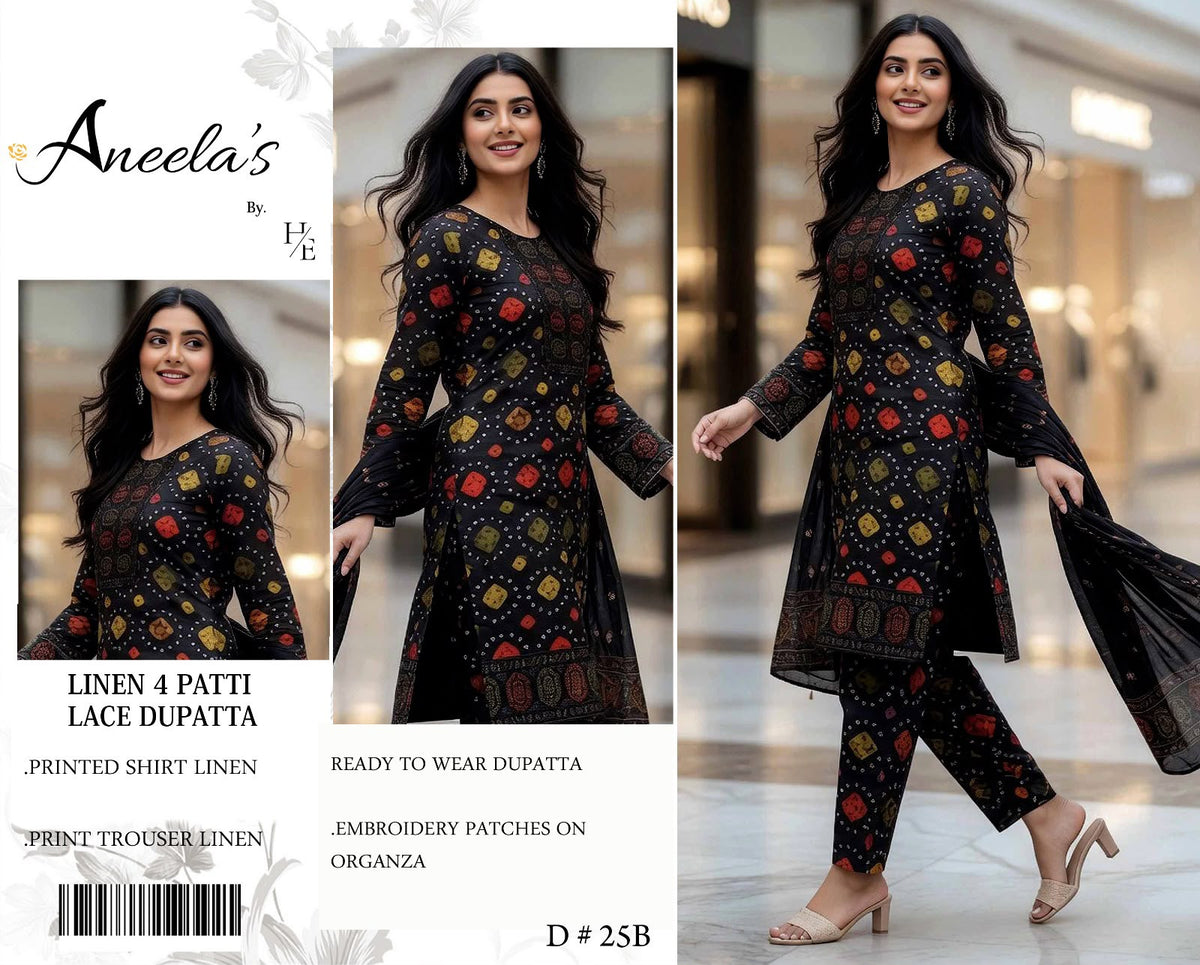 Aneelas Linen 3 piece