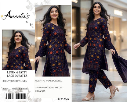 Aneelas Linen 3 piece