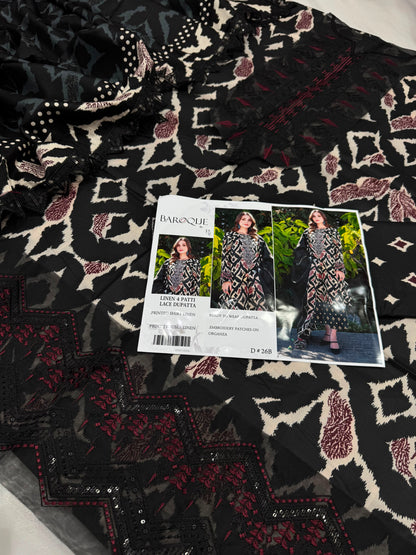 Baroque Linen 3 piece