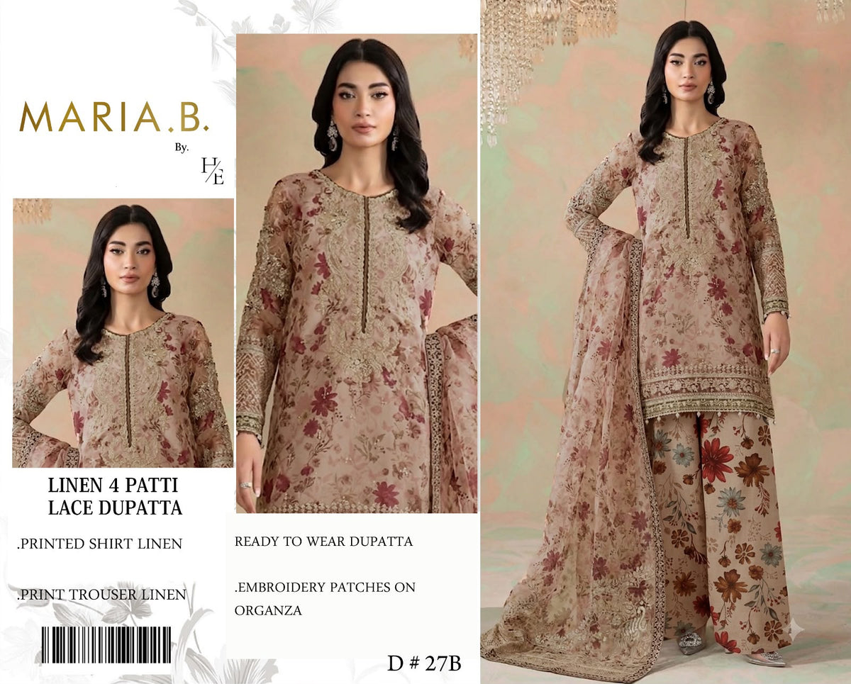 Maria.B Linen 3 piece