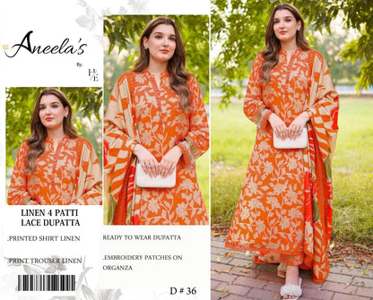 Aneelas Linen 3 piece