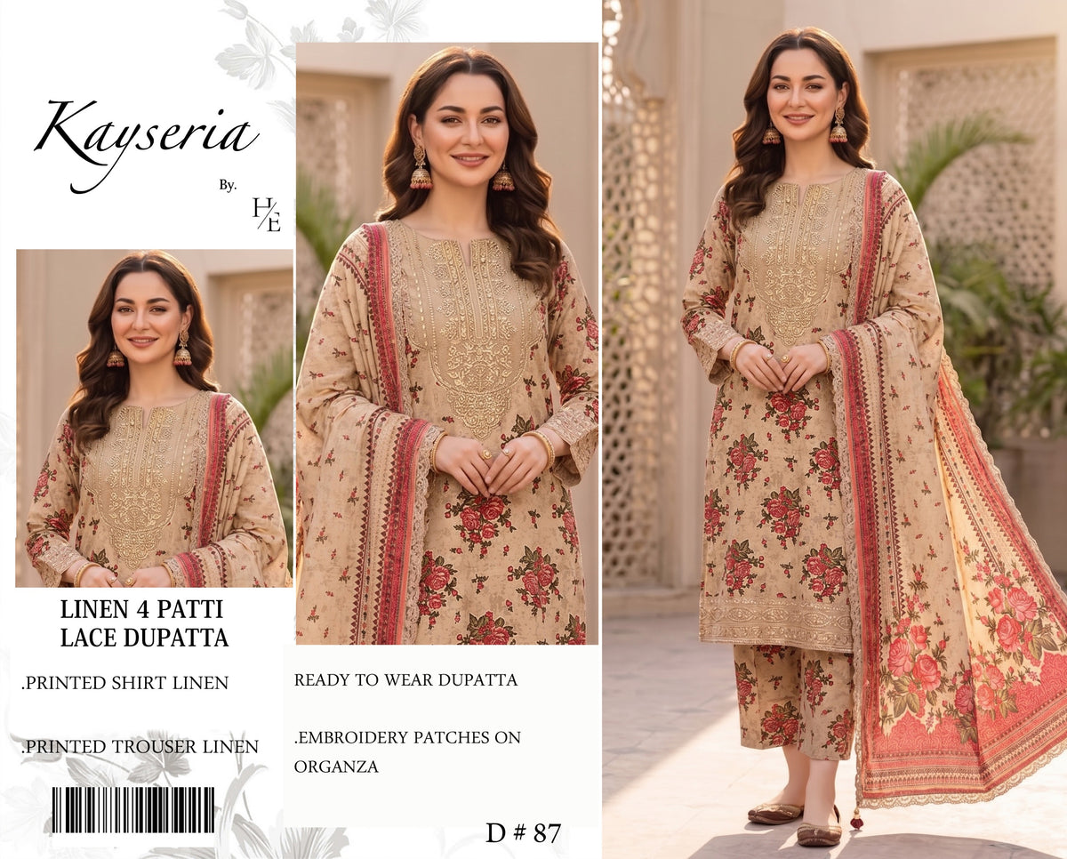 Kayseria Linen 3 piece