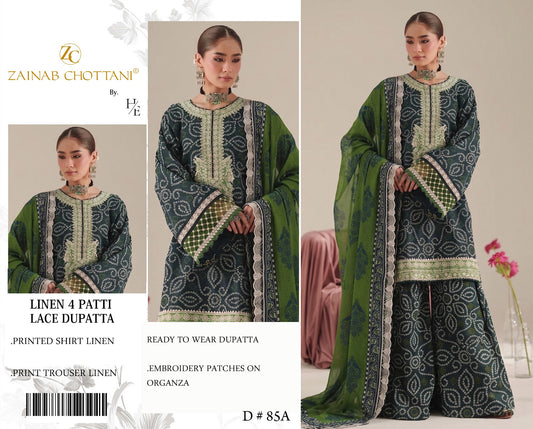 Zainab Chottani Linen 3 piece