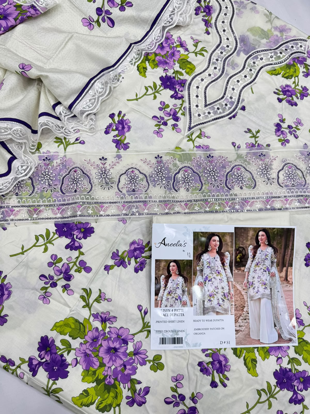 Aneelas Linen 3 piece