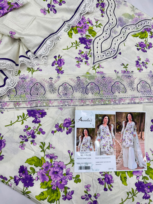 Aneelas Linen 3 piece