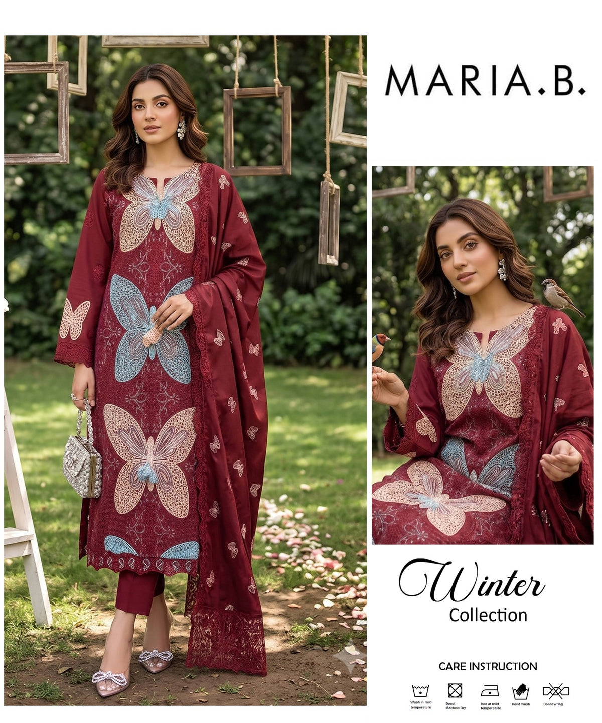 Maria.B Dhanak Luxury 3 piece